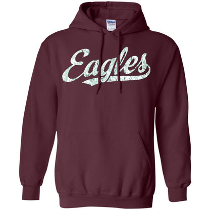 Eagles Mascot T-shirt Vintage Sports Name Maroon