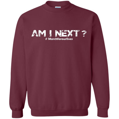 Am I Next Hash Tag March For Our Lives Gun Control T-shirt Maroon