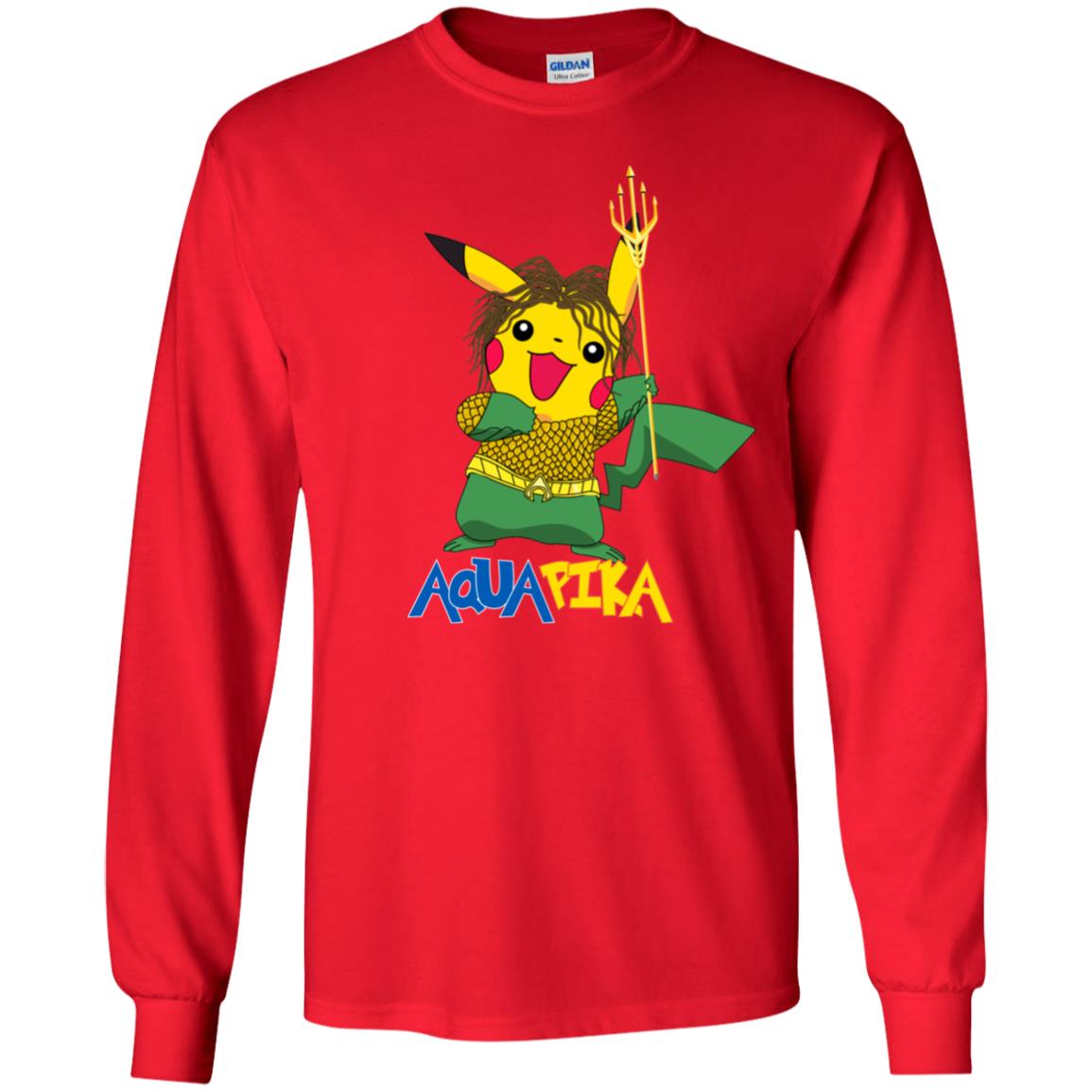 Aquapika Aquaman Piakachu Fan Shirt Red