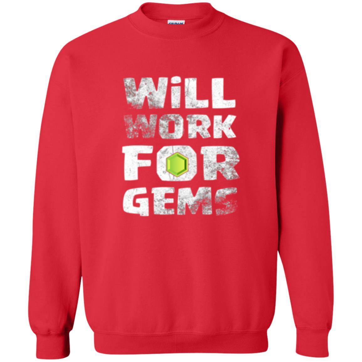 Gamer T-shirt Will Work For Gems Red