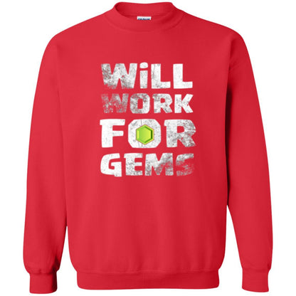 Gamer T-shirt Will Work For Gems Red