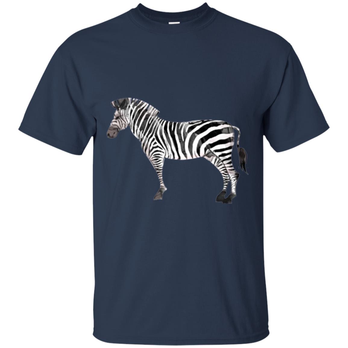 Awesome Zebra T-shirt Navy