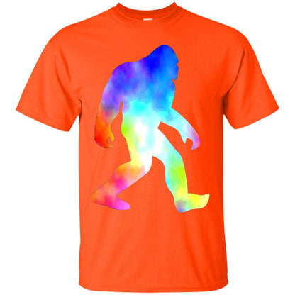 Bigfoot Sasquatch Neon T-shirt Orange