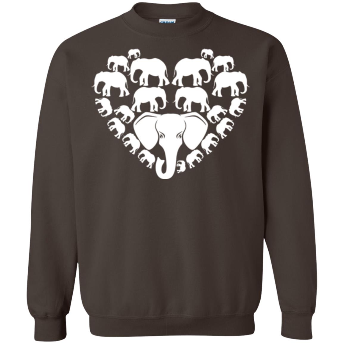 Elephant Lovers T-shirt Special Elephant Heart Dark Chocolate