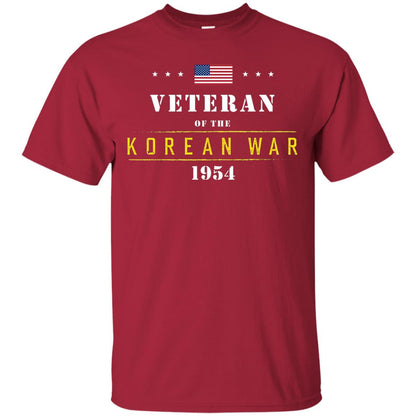 Veteran Of The Korean War 1954 T-shirt Cardinal