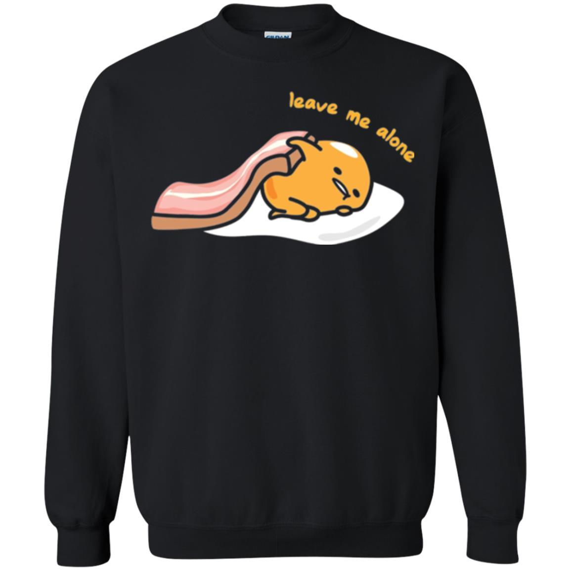 Film T-shirt Gudetama Leave Me Alone Black