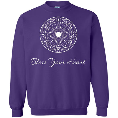 Bless Your Heart Mandala T-shirt Purple