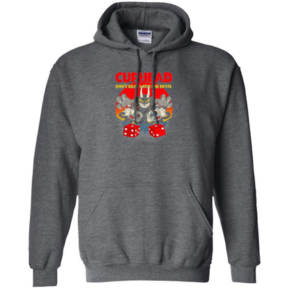 Gamer T-shirt Cuphead Don_t Deal With The Devil Dark Heather