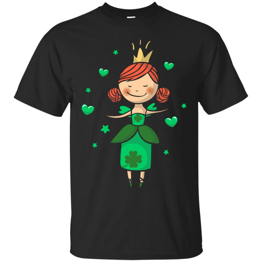 Irish Princess St. Patricks Day Gift Shirt For Girls Black