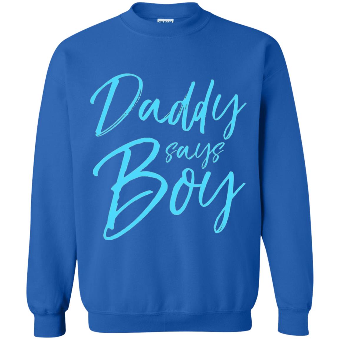 Daddy Says Boy Blue Gender Reveal Announcement Royal