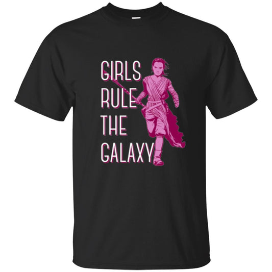 Film T-shirt Girls Rule The Galaxy T-shirt Black