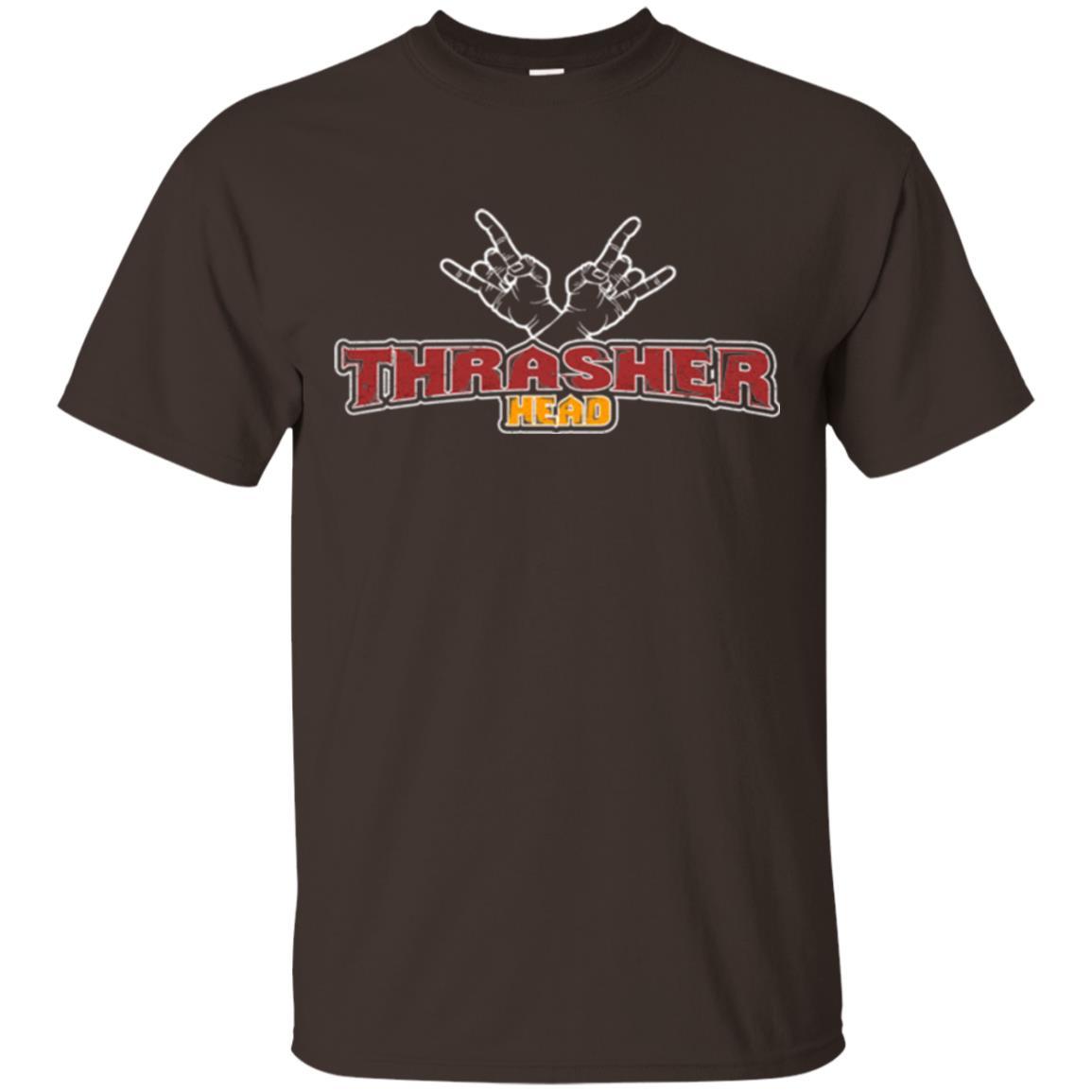 Thrasher Head T-shirt Dark Chocolate