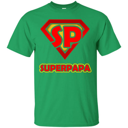 Superpapa Grandfather Grandpapa Shirt Irish Green