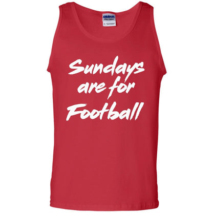 Football Lover T-shirt Sundays Are For Football Red