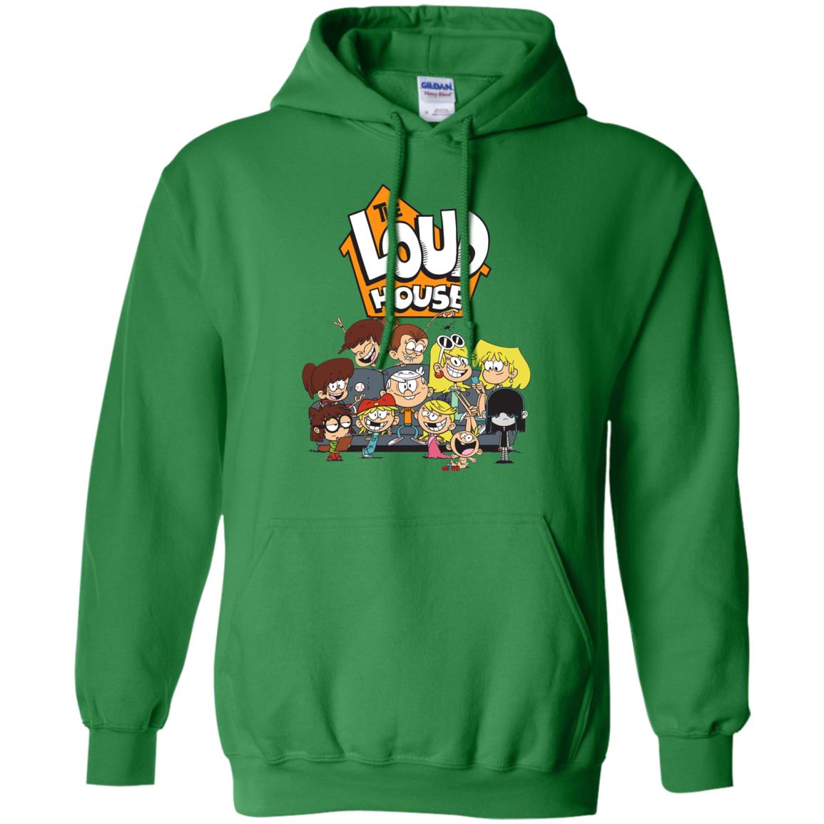 Nickelodeon The Loud House Character T-shirt Irish Green