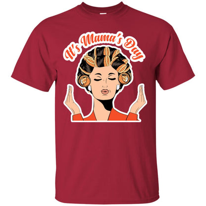 Its Mamas Day Mom Shirt Cardinal