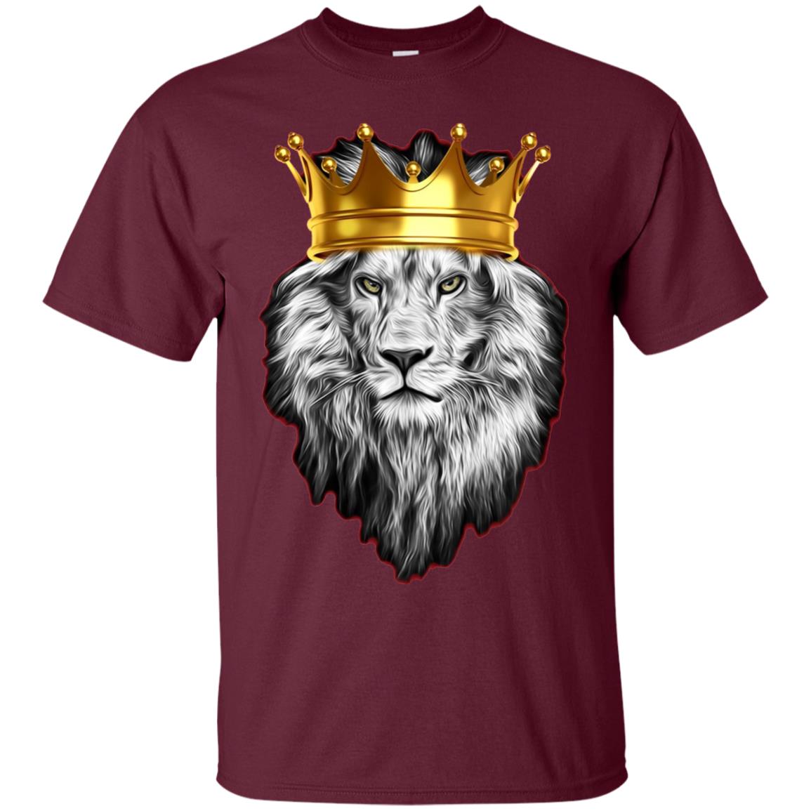 King Lion Awesome Super T-shirt Maroon