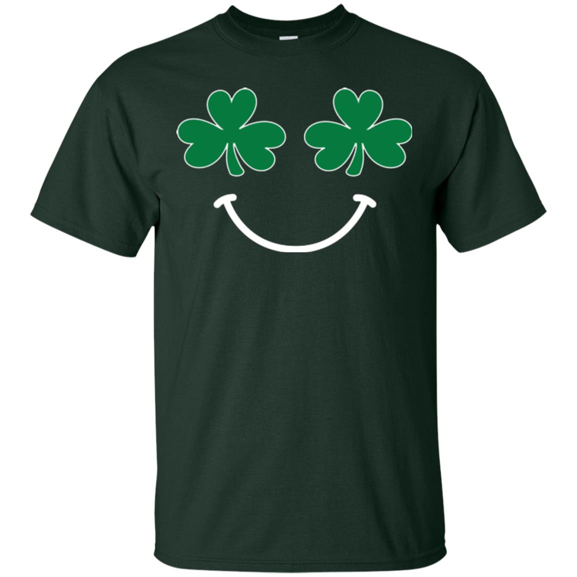 Saint Patrick's Day T-shirt Smiling Shamrocks Forest
