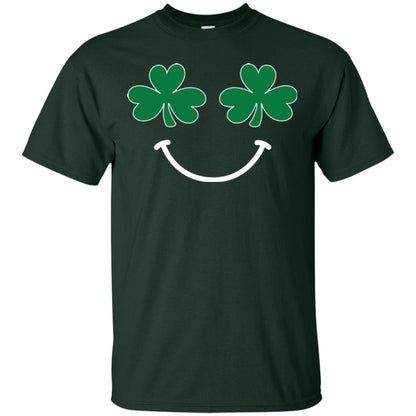 Saint Patrick's Day T-shirt Smiling Shamrocks Forest