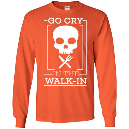 Chef T-shirt Go Cry In The Walk In Orange