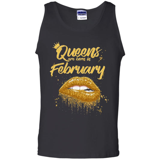Black Women T-shirt Queens Are Born In February Birthday Black