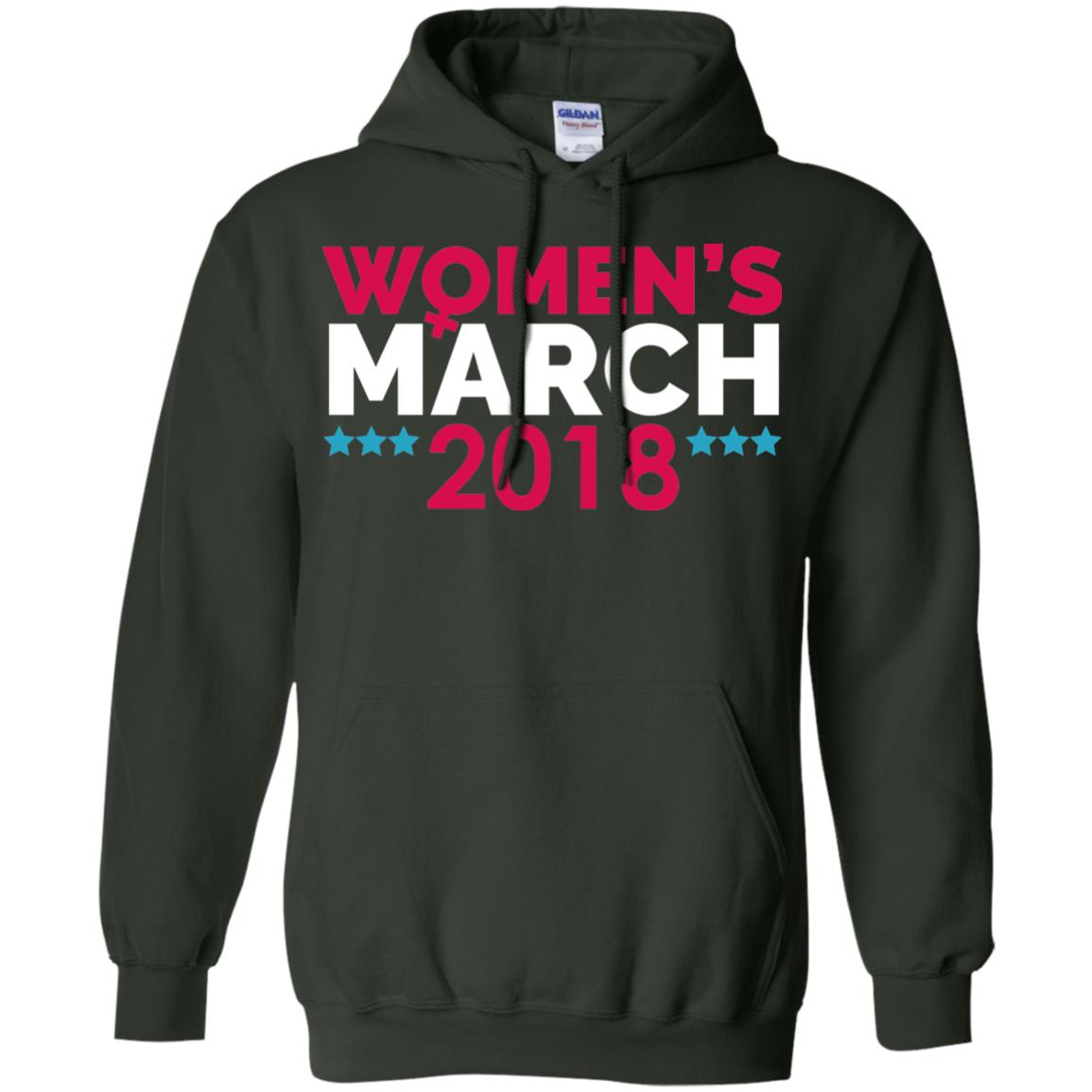 Women_s Right T-shirt Women_s March January 20 2018 Forest Green