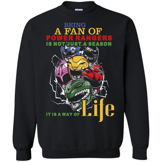 Gaoranger T-shirt Being A Fan Of Power Rangers Is Not Just A Season Black
