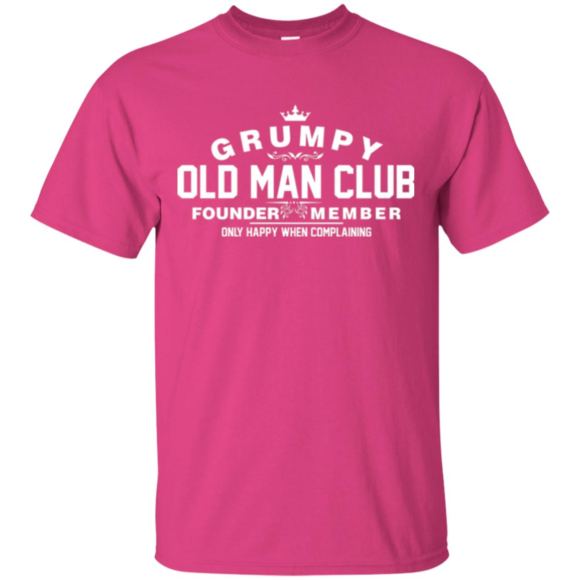 Grumpy Old Man Club Founder Member T-shirt Heliconia