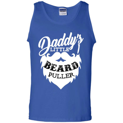 Daddy's Little Beard Puller Kid Shirt Royal