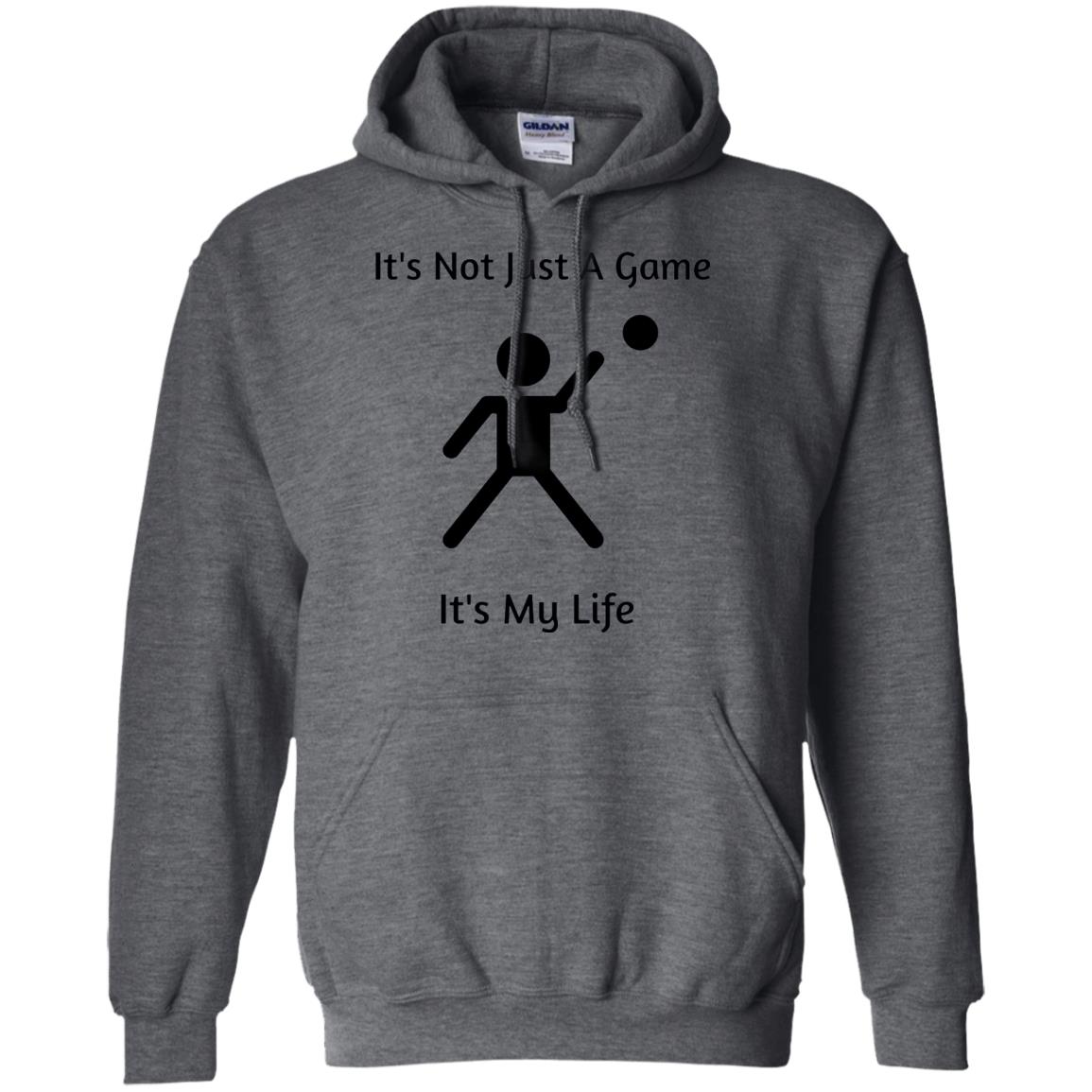 Basketball Shirt Its Not Just A Game Its My Life Dark Heather