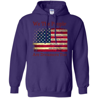 Americans We Are People Are Dreamers Too T-shirt Purple