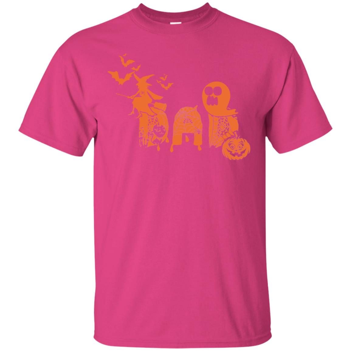 Halloween Pumpkin Dad Daddy Father Family Shirt Heliconia
