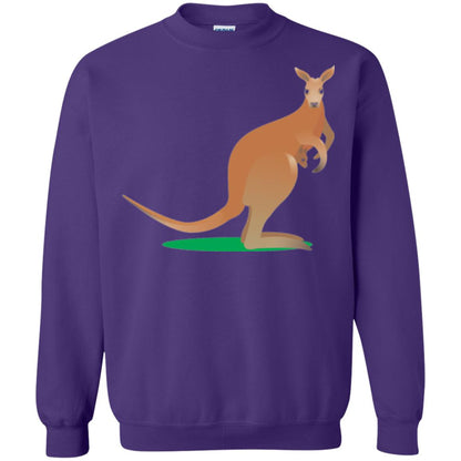 Mom Baby Kangaroo In Pouch Joey T-shirt Purple