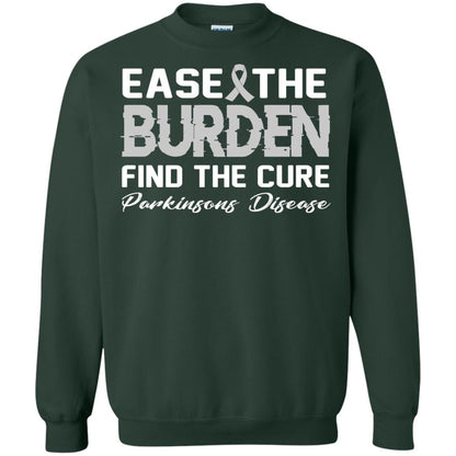 Ease The Burden Find The Cure Parkinson's Awareness T-shirt Forest Green