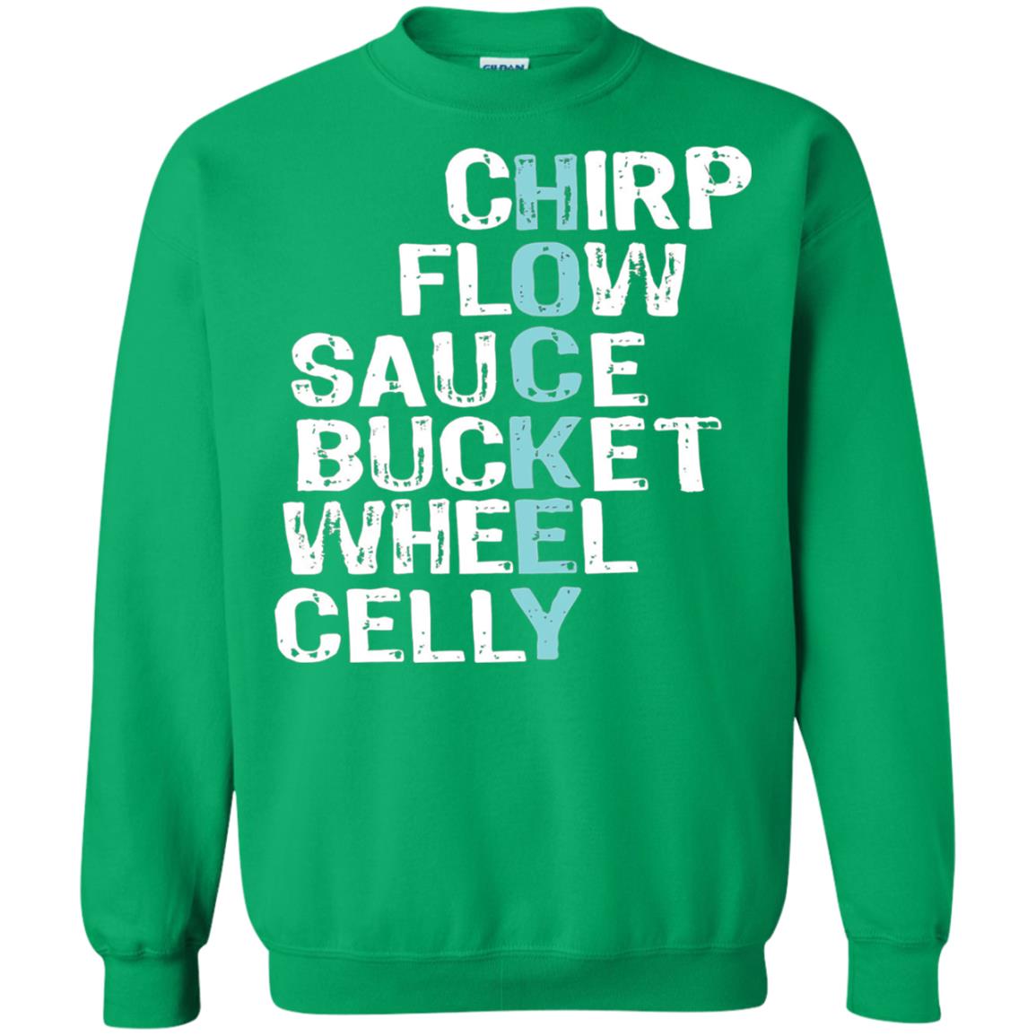 Eat Sleep Hockey Flow Celly Sauce Bucket Flow Wheel Shirt Irish Green
