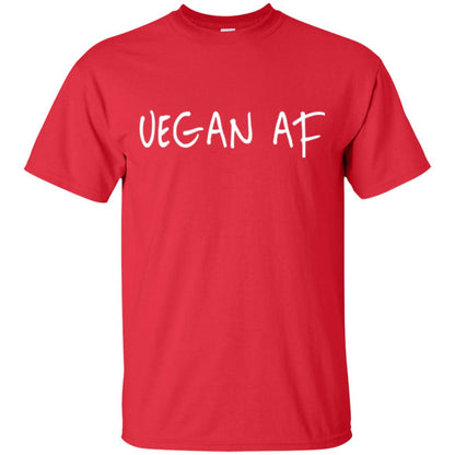 Funny Vegan Af T-shirt Red