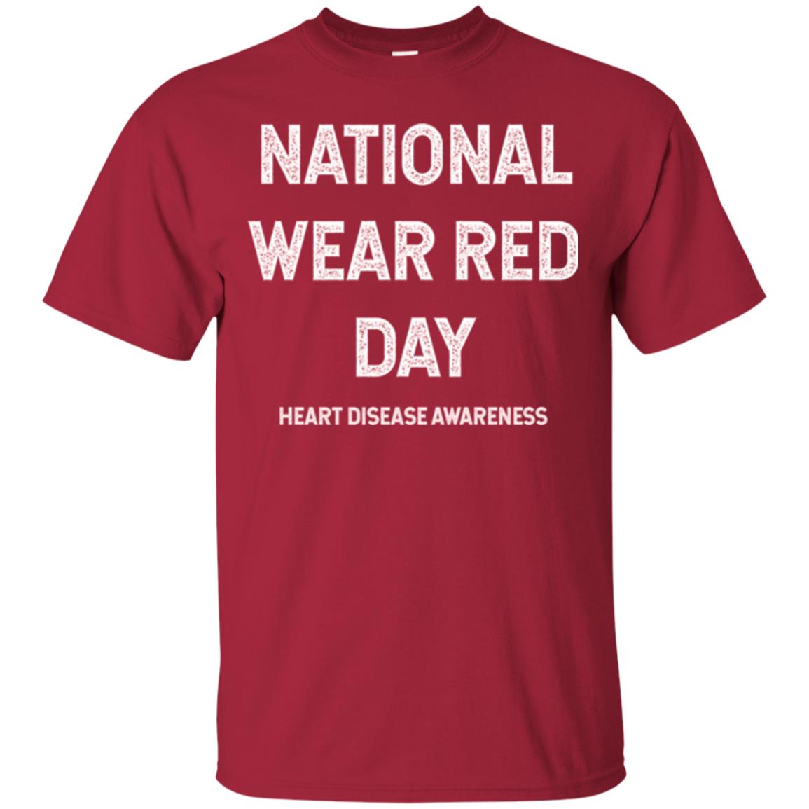 Heart Disease Awareness T-shirt National Wear Red Day Cardinal