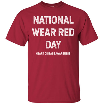 Heart Disease Awareness T-shirt National Wear Red Day Cardinal