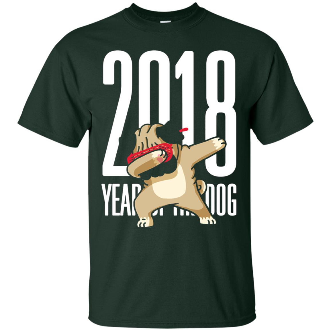 Dog Lover T-shirt 2018 Year Of The Dog Forest