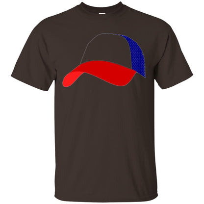 Trucker Hat T-shirt Dark Chocolate