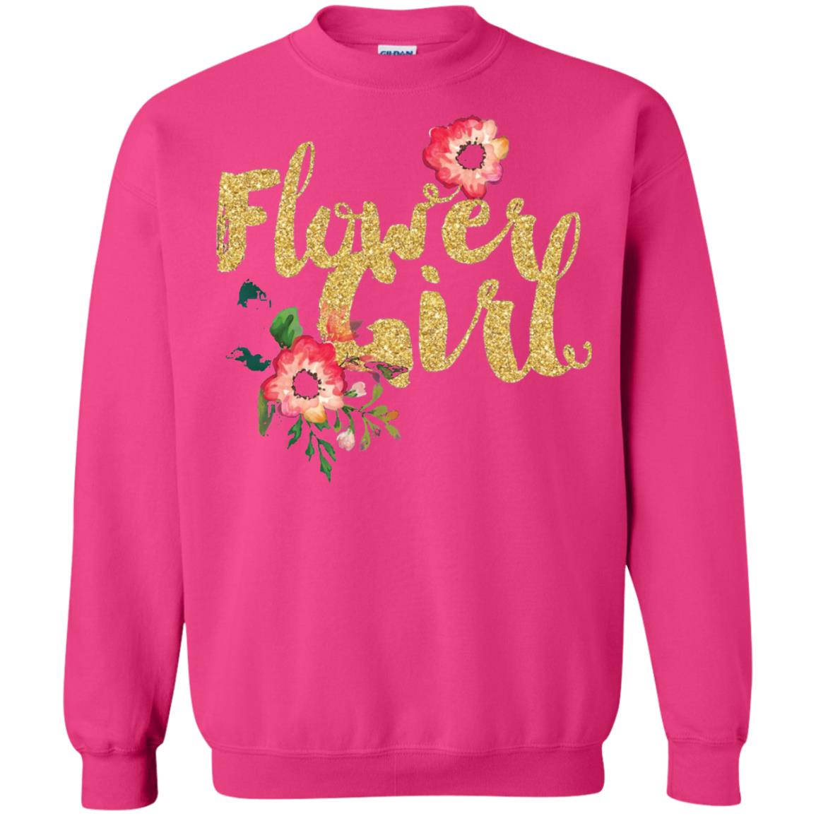 Flower Girl Bridesmaid Wedding Reception T-shirt Heliconia