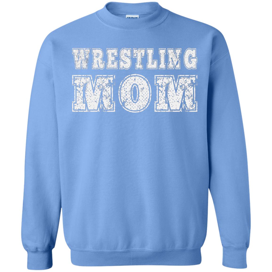 Wrestling Mom Mommy T-shirt Carolina Blue