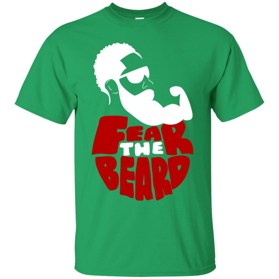 Fear The Beard No Shave November Gift Shirt For Mens Irish Green