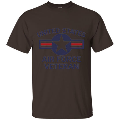 United States Air Force Veteran T-shirt Dark Chocolate