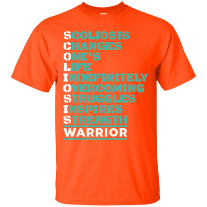 Changes One_s Life Indefinitely Overcoming Struggles Inspires Strength Coliosis Warrior Orange