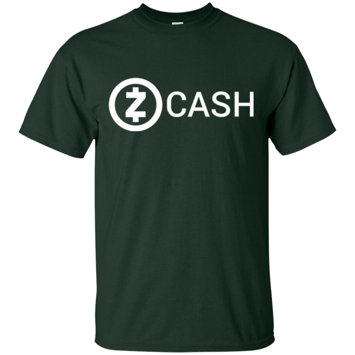 Cryptocurrency Zec Logo T-shirt Zcash Forest