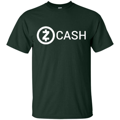 Cryptocurrency Zec Logo T-shirt Zcash Forest