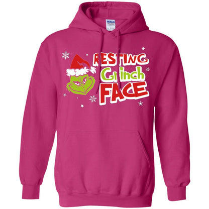 Christmas T-shirt Resting Grinch Face Heliconia