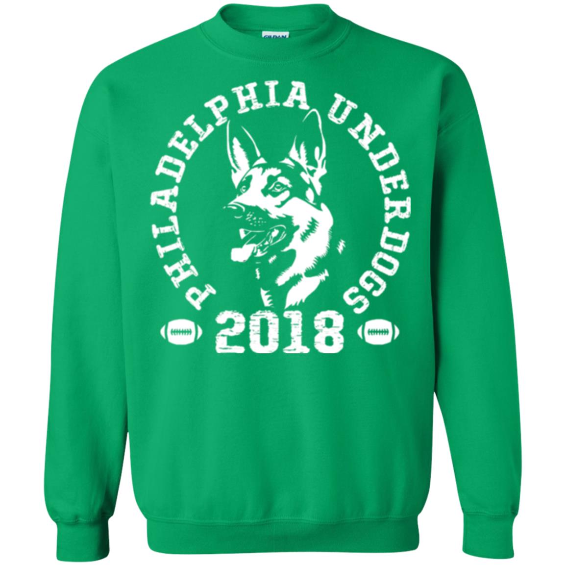 Dog Lover T-shirt Philadelphia Underdogs T-shirt Irish Green