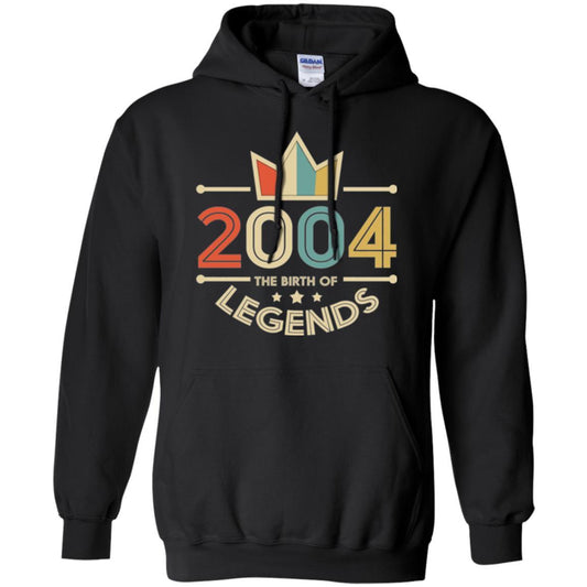 Christmas T-shirt Vintage 2004 The Birth Of Legends Black